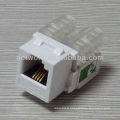 6P4C cat 3 utp rj11 voice keystone jack